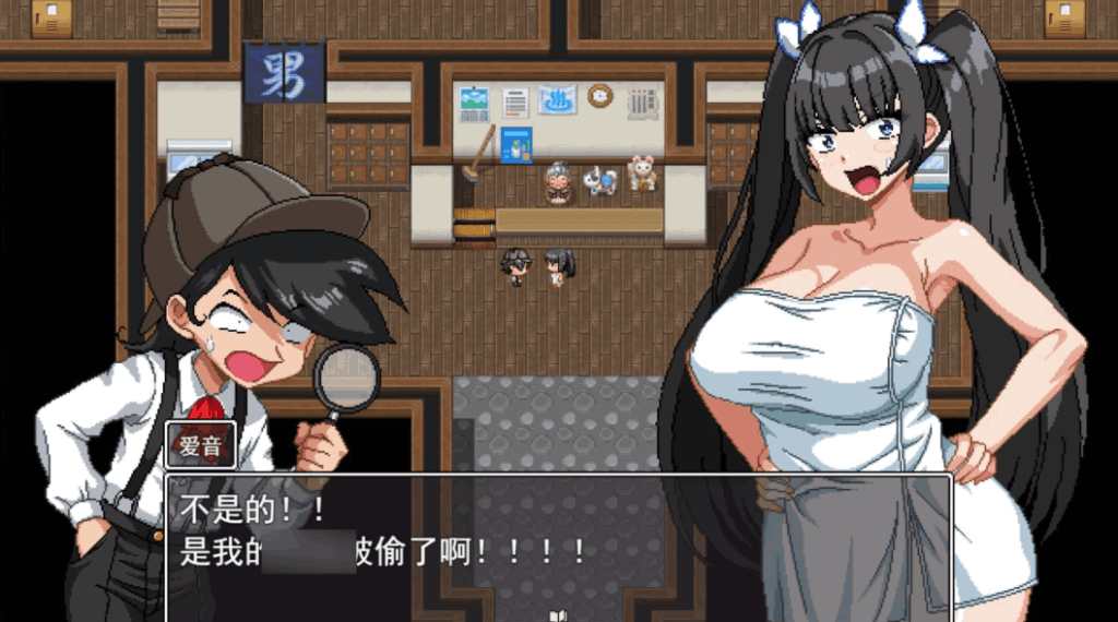 《爆汝侦探！玉串爱音的事件簿》AI汉化版：像素风推理RPG登陆PC/安卓图片-1