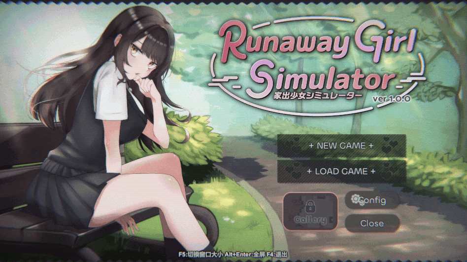 PC平台精品SLG游戏《逃跑少女模拟器 Runaway Girl Simulator Ver1.1.8》官方中文版图片-1