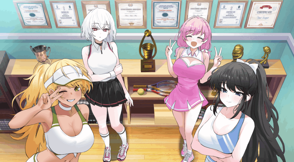 日系 SLG 精品网球天使 EX – 爆衣网球 Academy Love Saga: Tennis Angels EX Ver1.10 官方中文步兵版（PC 平台 / 3D 建模 / 1.91G）