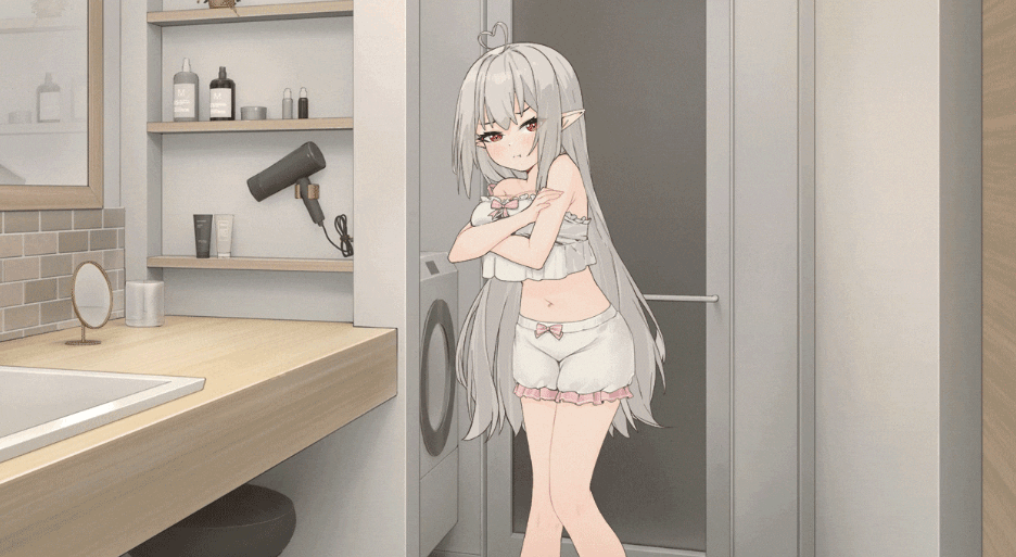 和存在感薄弱妹妹一起的简单生活 存在感薄い妹との簡単生活 A Simple Life with My Shy Sister PC/安卓双端版 慢节奏生活SLG 情感养成系 Ver0.99.5 rev.5 作弊码集成版