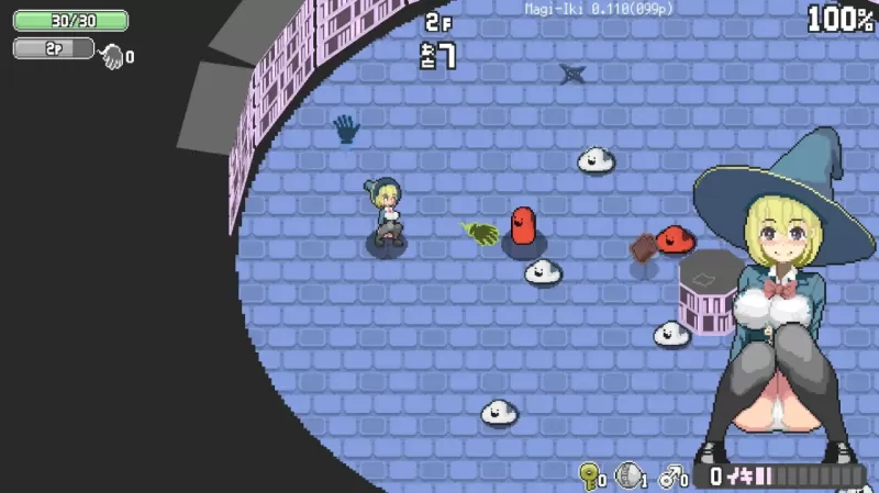 マジイキ～落第魔女とＨな魔手～ Magi-Iki: The Failing Witch and Her Lewd Curse PC版 横版动作ACT 魔法战斗系统 v0.171f图片-5